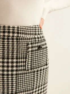COMMENSE Wool-Blend Checked Mini Skirt* Skirts|Matching Sets