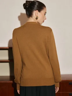 COMMENSE Wool-Blend Metal Knotted Sweater* Sweater Tops|Sweaters & Cardigans