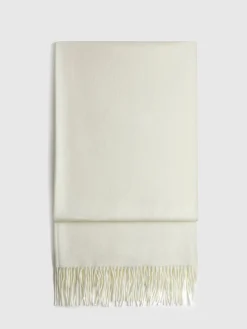 COMMENSE Wool-Blend Minimalist Tassel Scarf* Accessories