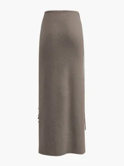 COMMENSE Wool-Blend Pleated Sequins Sweater Skirt* Knitwear|Matching Sets