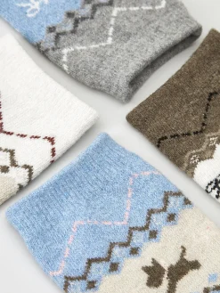 COMMENSE Wool-Blend Puppy-Pattern Socks* Socks & Tights|Accessories
