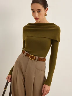 COMMENSE Wool-Blend Skinny Sweater* Sweater Tops|Sweaters & Cardigans
