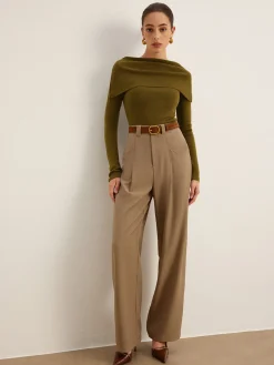 COMMENSE Wool-Blend Skinny Sweater* Sweater Tops|Sweaters & Cardigans