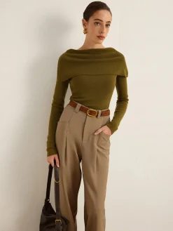 COMMENSE Wool-Blend Skinny Sweater* Sweater Tops|Sweaters & Cardigans