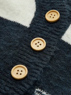 COMMENSE Wool-Blend Striped Cinched Cardigan* Cardigans|Sweaters & Cardigans