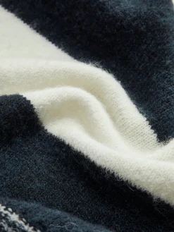 COMMENSE Wool-Blend Striped Cinched Cardigan* Cardigans|Sweaters & Cardigans