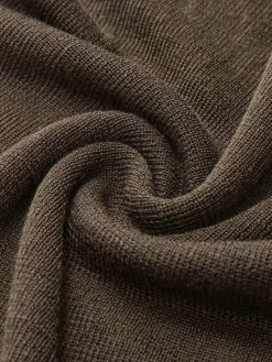COMMENSE Wool-Blend Turtleneck Sheer Sweater* Sweater Tops|Sweaters & Cardigans
