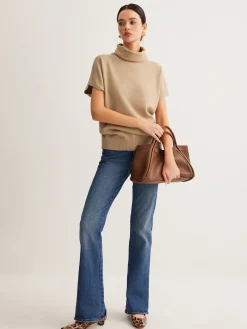 COMMENSE Wool-Blend Turtleneck Sweater Vest* Sweater Vests|Sweaters & Cardigans