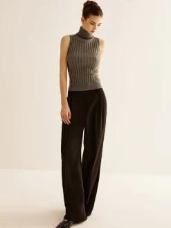 COMMENSE Wool-Blend Turtleneck Sweater Vest* Sweater Vests|Sweaters & Cardigans