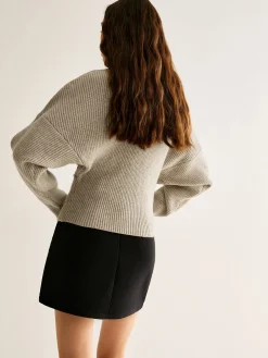 COMMENSE Wool-Blend Turtleneck Sweater Without Belt* Sweater Tops|Sweaters & Cardigans