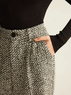 COMMENSE Wool-Blend Tweed Pants* Pants|Bottoms