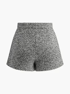 COMMENSE Wool-Blend Tweed Pockets Shorts* Shorts|Bottoms