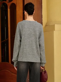 COMMENSE Wool-Blend V-Neck Tie Front Cardigan* Cardigans|Sweaters & Cardigans
