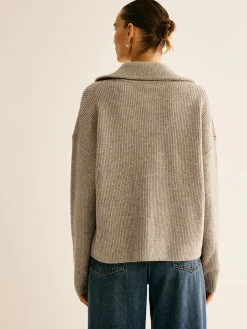 COMMENSE Wool-Blend Zipper Sweater Co-ords* Sweater Tops|Sweaters & Cardigans