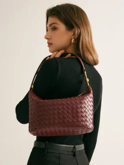 COMMENSE Woven Zipper Armpit Bag* Bags|Accessories