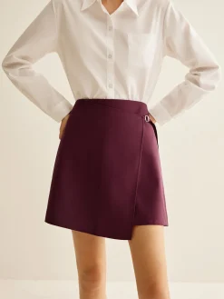 COMMENSE Wrap Mini Skirt* Skirts|Bottoms