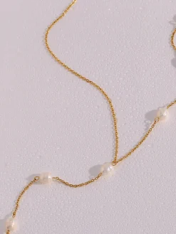 COMMENSE Y-Shape Pearl Pendant Necklace* Necklaces|Accessories