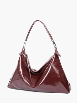 COMMENSE Zipper Soft Hobo Bag* Bags|Accessories