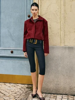 COMMENSE Zipper-Pockets Lapel Suede Jacket* Outerwear|Jackets
